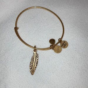Alex and Ani feather bangle bracelet